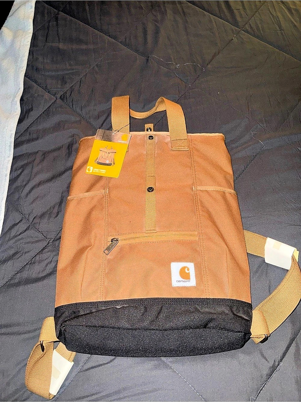 Carhartt Convertible Backpack Tote Brown & Black
